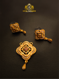 Elegant Stone Pendant Set