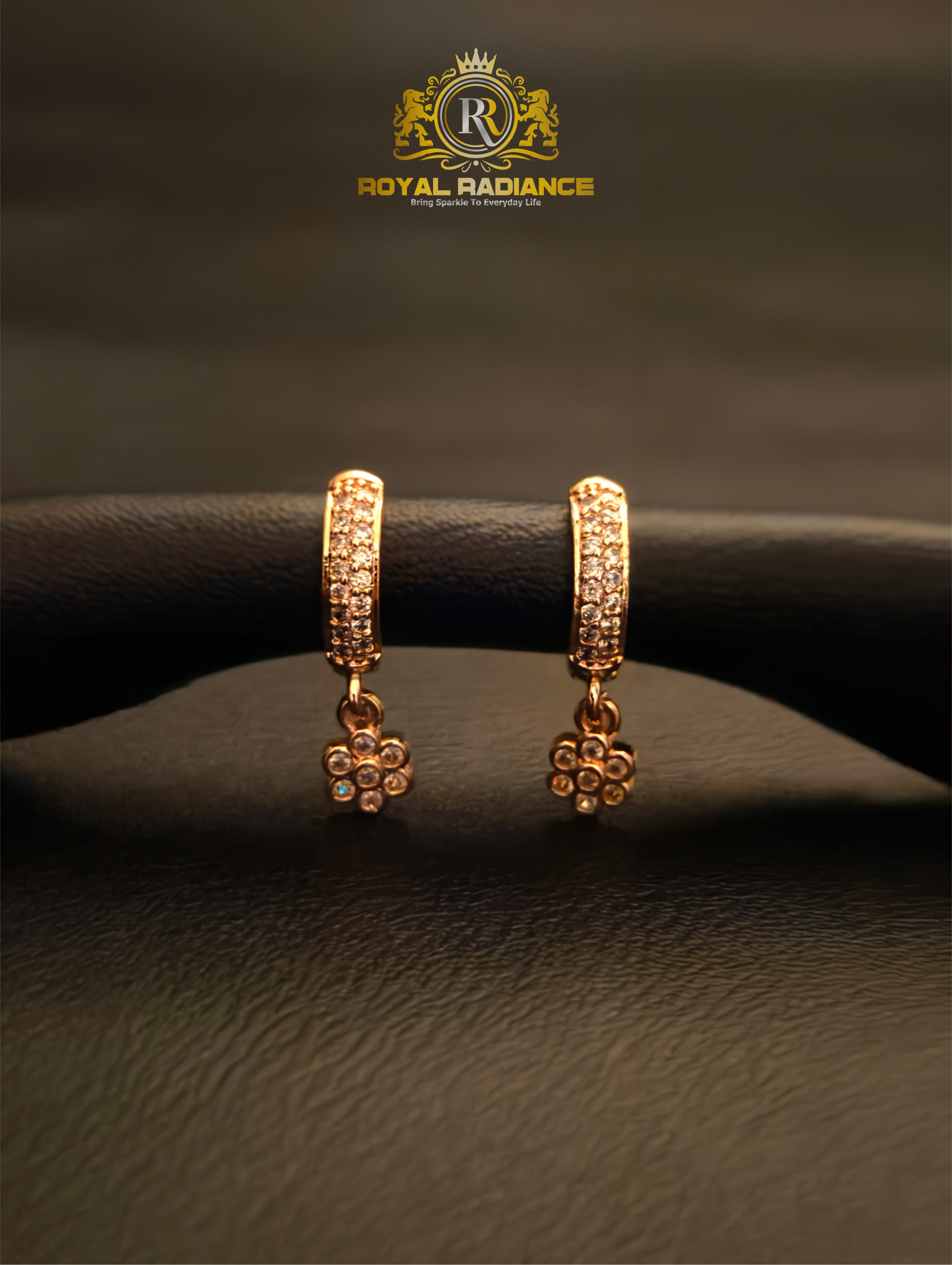 Royal Radiance Celestial Charm Bali Earrings
