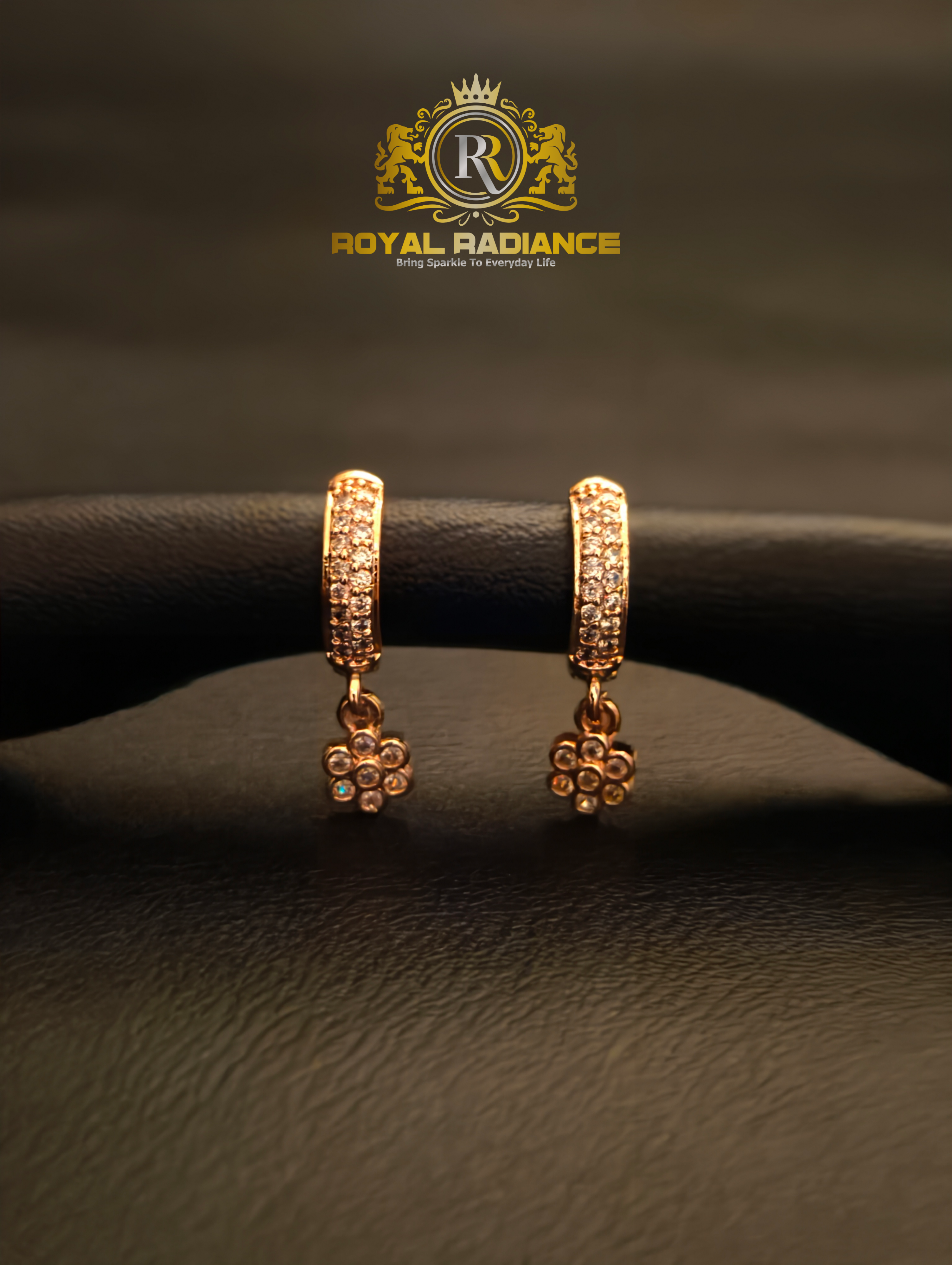 Royal Radiance Celestial Charm Bali Earrings