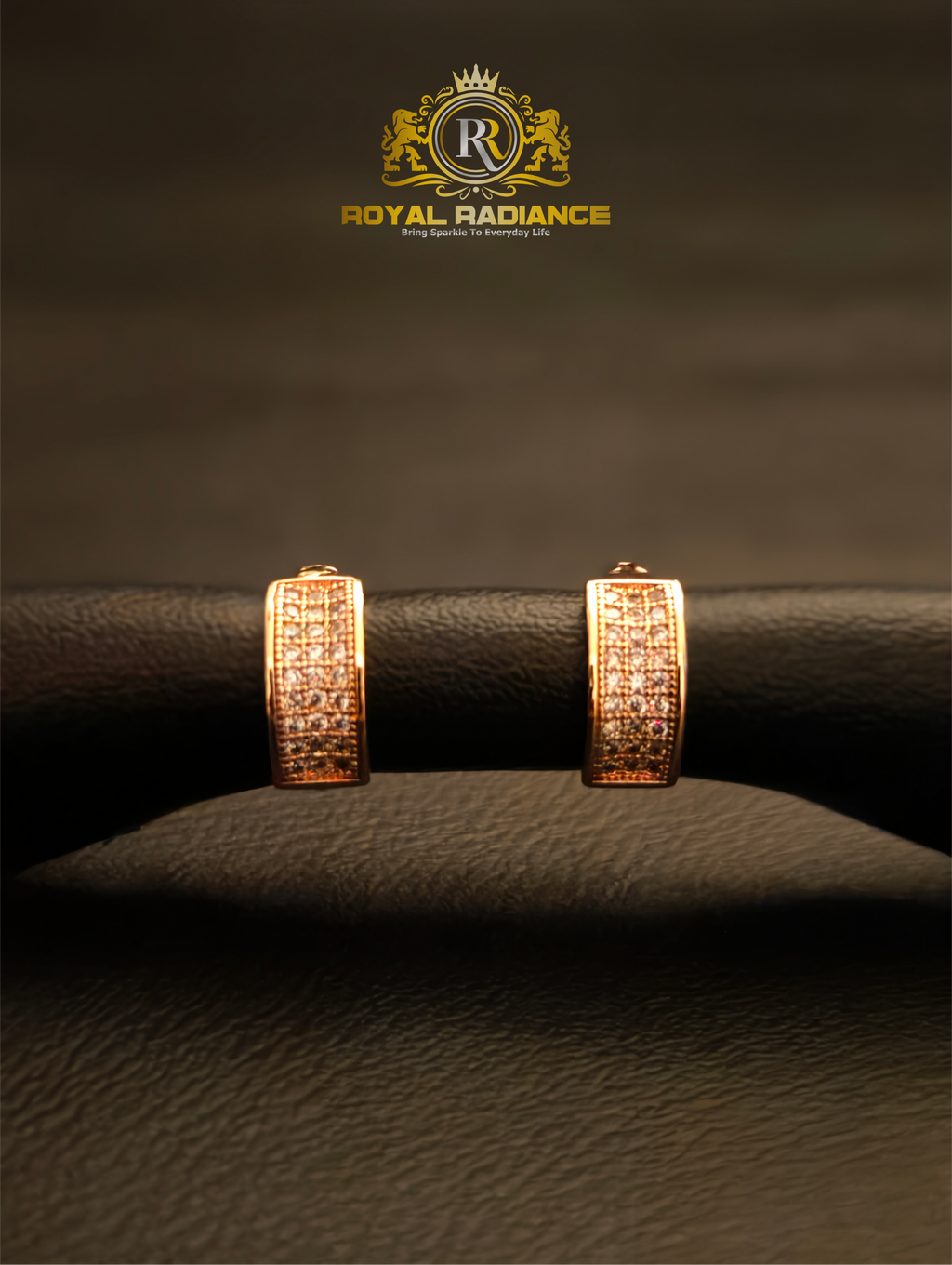 Royal Radiance Golden Grace Earrings