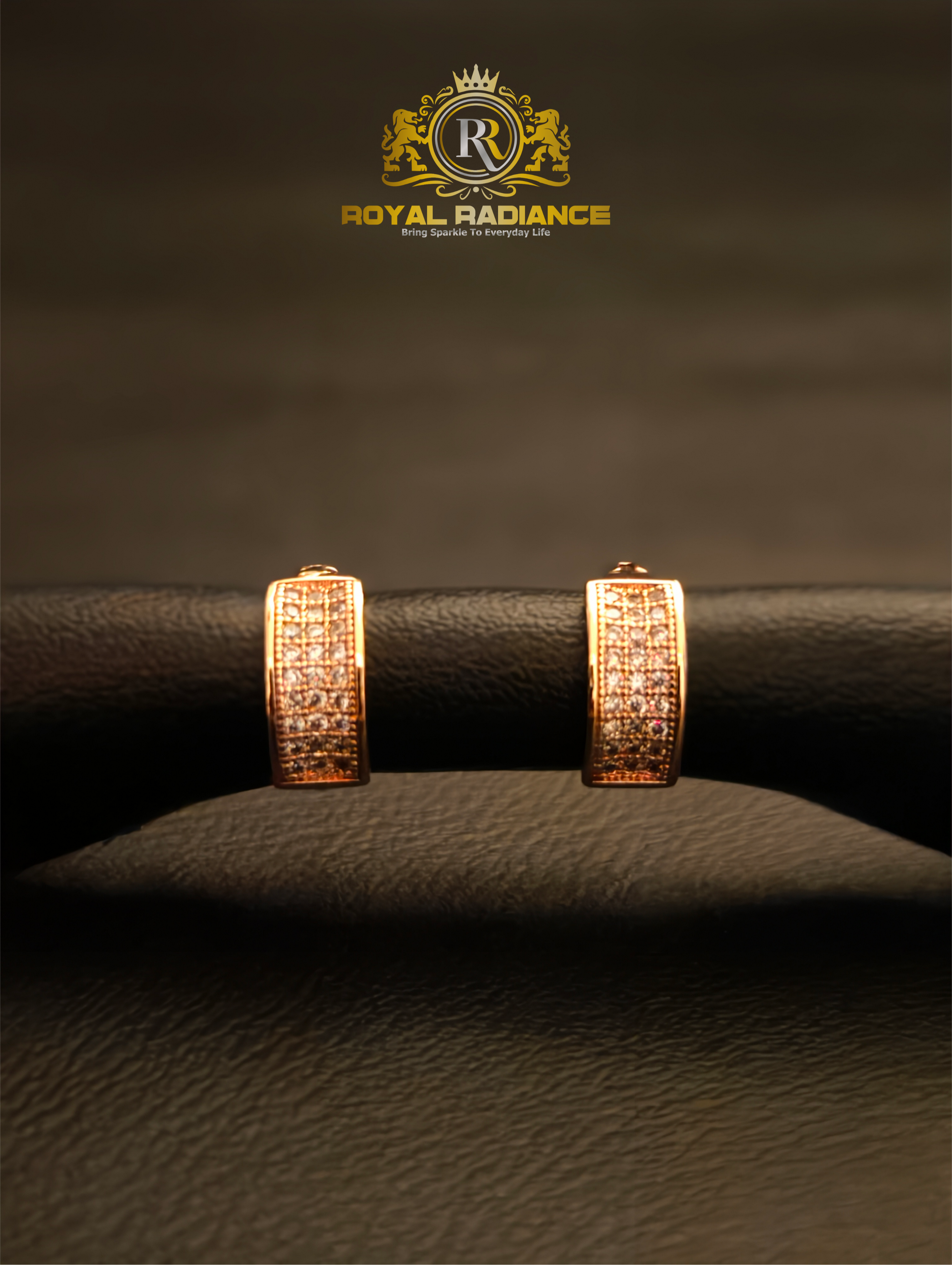 Royal Radiance Golden Grace Earrings