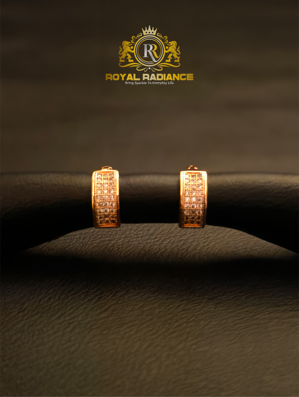 Royal Radiance Golden Grace Earrings