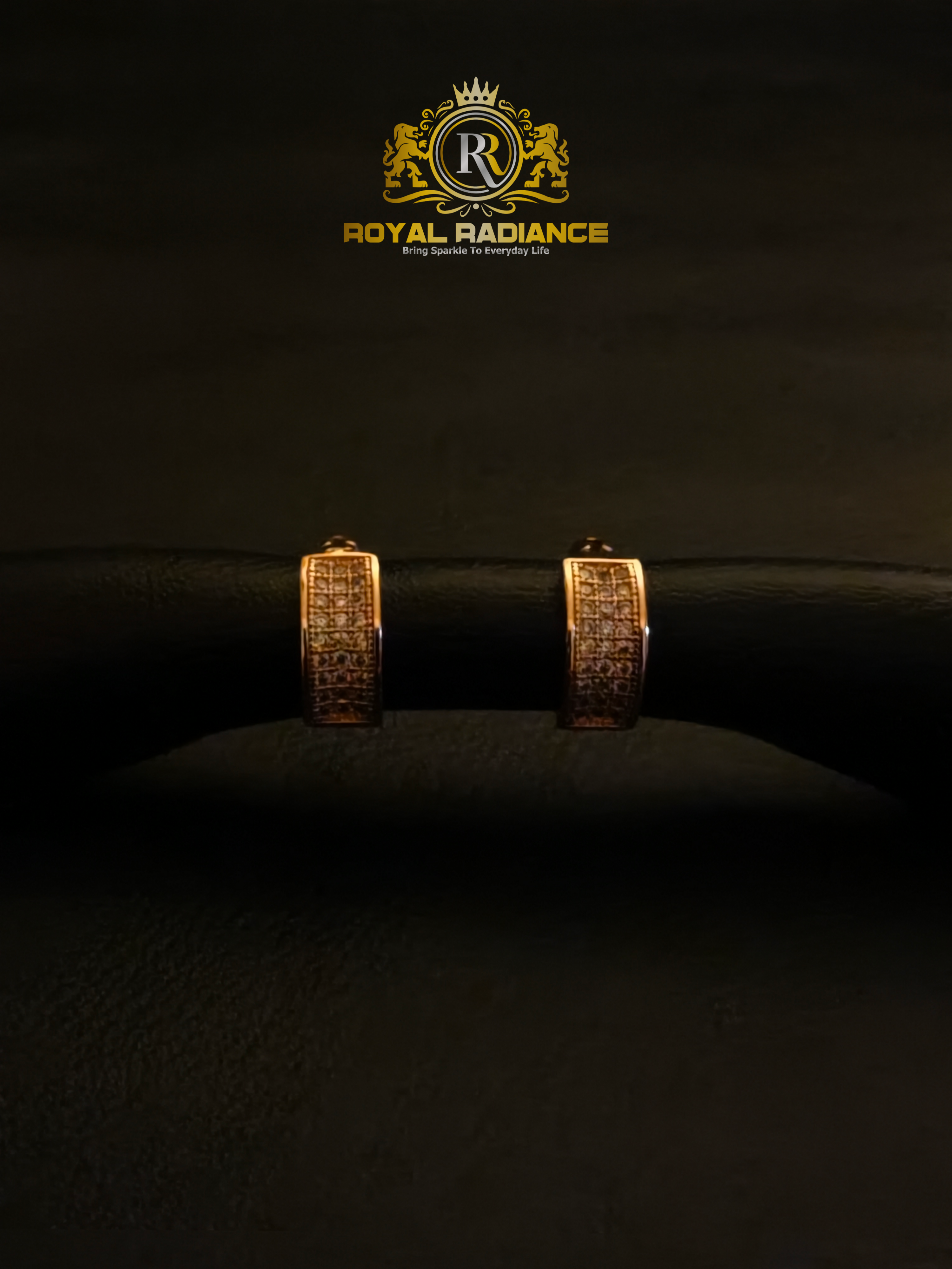Royal Radiance Golden Grace Earrings