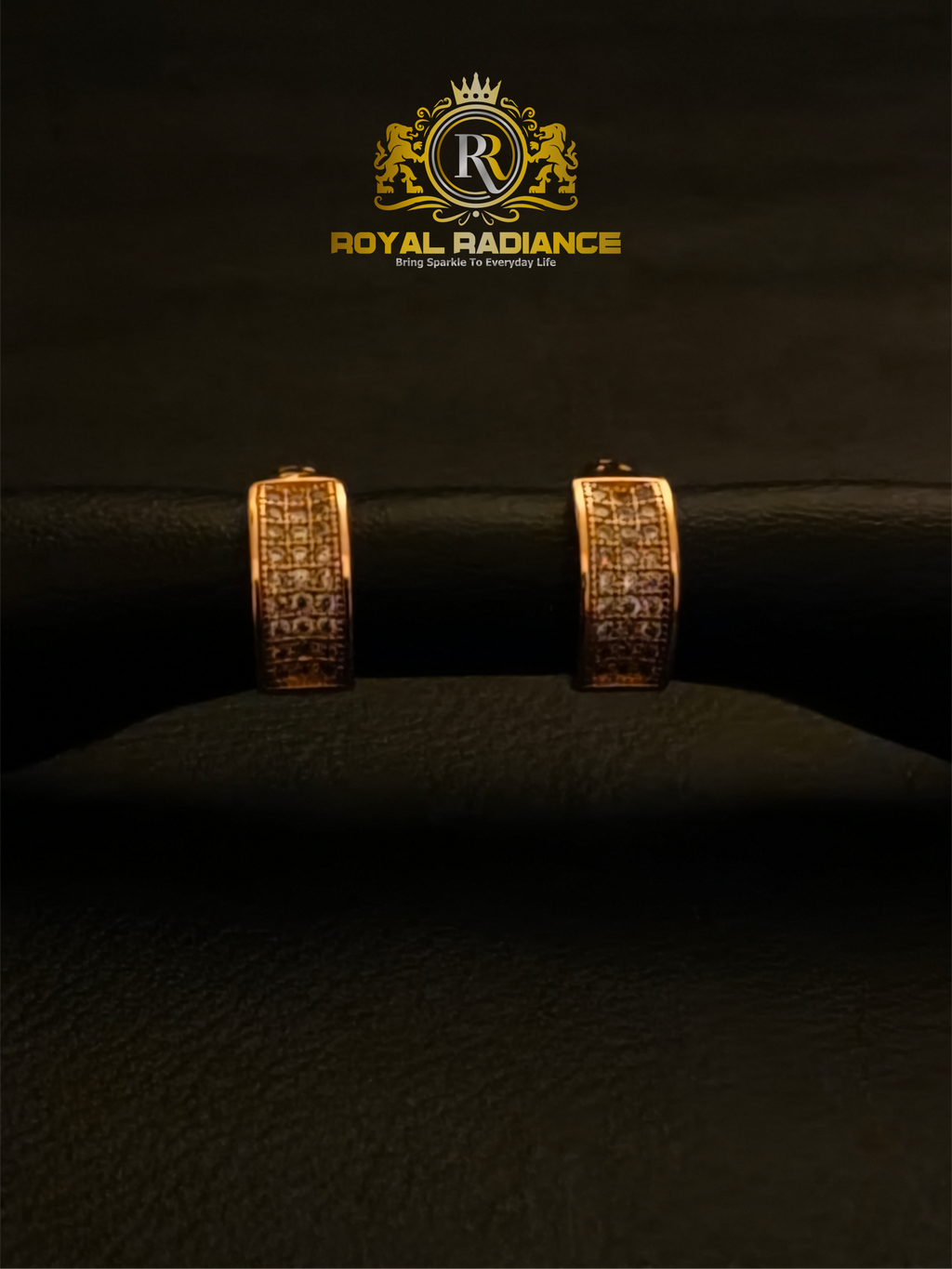 Royal Radiance Golden Grace Earrings