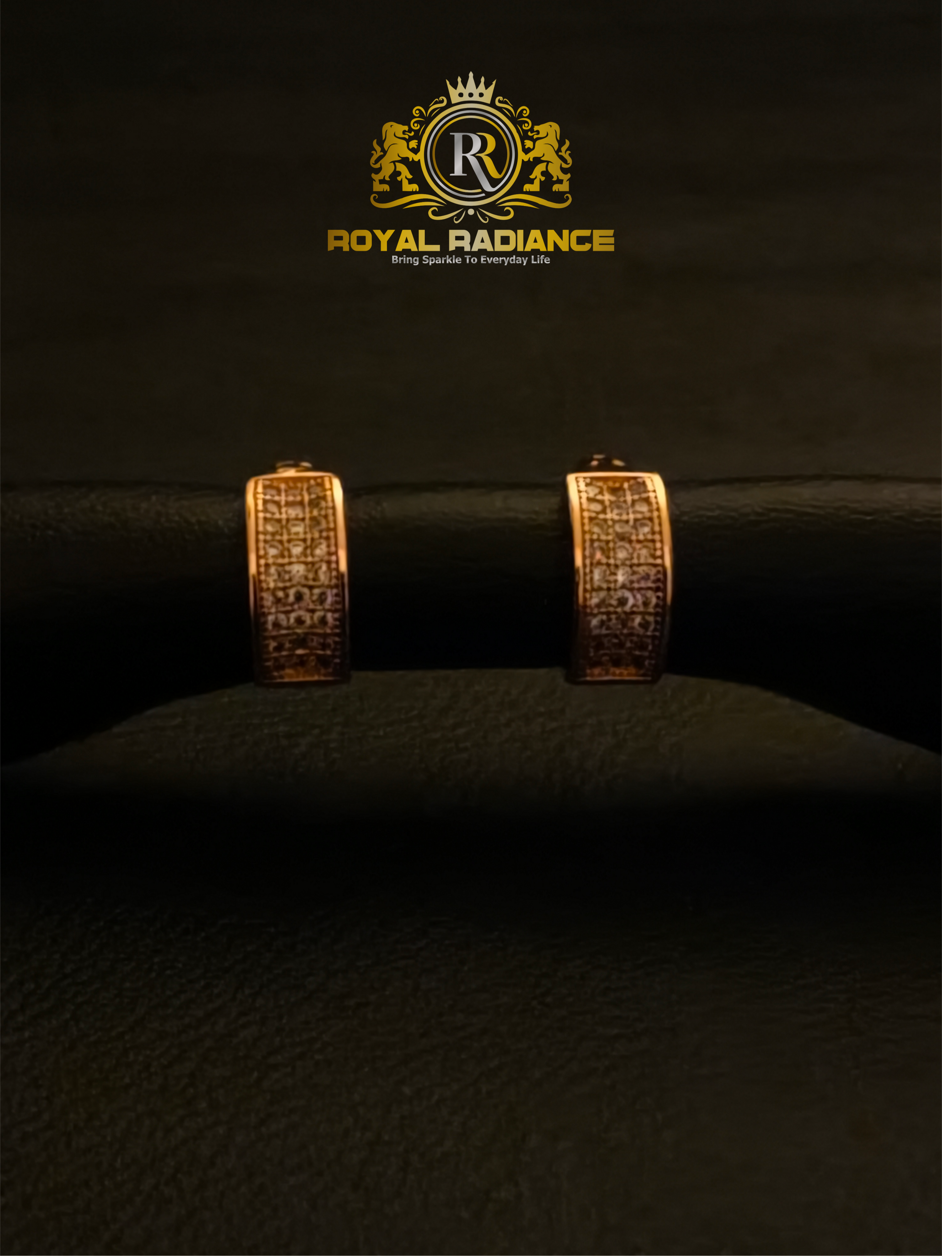 Royal Radiance Golden Grace Earrings